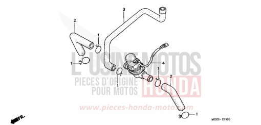 VALVOLA DI ASPIRAZIONE ARIA CB1100SFY di 2000